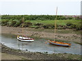 TF8444 : Sailing dinghies at Burnham Overy Staithe by Chris Holifield