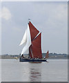 TL9406 : Sailing barge 'Dawn' in the Blackwater estuary by Stefan Czapski