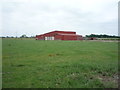 NY3053 : Farm buildings, former Great Orton Airfield by JThomas