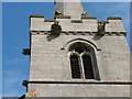 TF0043 : Gargoyles on the tower of St Mary's Church, Wilsford by Marathon