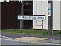 TM1246 : Gippingstone Road sign by Geographer