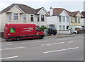 Parcelforce Worldwide van, Caerphilly Road, Cardiff