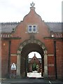 Stable block at Crewe Hall - coach arches