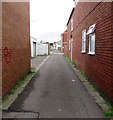 Narrow side road from Coronation Road to Groveland Road, Cardiff