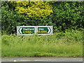 TL9282 : Roadsigns on the A1066 Theford Road by Geographer