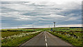 ND0268 : Looking east along the A836 by Peter Moore