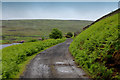 SD9634 : Track above Walshaw Dean Middle Reservoir by Chris Heaton