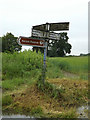 TL9478 : Roadsign on the C640 Spalding's Chair Hill by Geographer