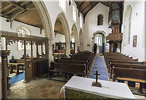 TG0010 : Interior, St Peter's church, Yaxham by J.Hannan-Briggs