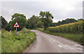 TG0822 : Road sign on the B1145 by J.Hannan-Briggs