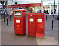 Elizabeth II postboxes on English Street, Carlisle