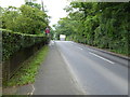 Looking east on Folders Lane to the railway bridge