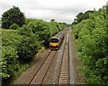 Exeter to Bristol train passes Willand