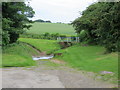 Crossing Rakes Beck by Ford and Footbridge in Barwick-In-Elmet