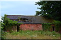 SK3614 : A derelict barn at Hall Farm, Packington by Oliver Mills