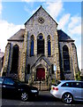 Entrance to a former church, Woodland Road West, Colwyn Bay