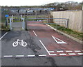 This way to National Cycle Network route 4, Johnston