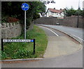 Segregated footpath and cycleway alongside Bucklands Batch, Nailsea