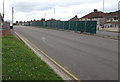 ST3090 : Temporary barrier in the middle of Malpas Road, Newport by Jaggery