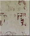 TG1120 : Wall paintings, St Faith's church, Little Witchingham by Julian P Guffogg