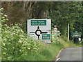 TL8882 : Roadsigns on the A1088 Thetford Road by Geographer