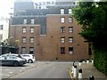 Elms Mews and the rear of the Corus Hotel, Bayswater