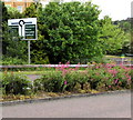 Directions sign facing the B3066 in Bournemouth