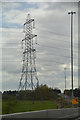 Glasgow City : Grassy Field & Pylon