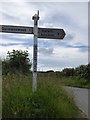 Signpost at Boldventure Cross