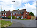 TL9326 : Houses on Porters Close, Fordham Heath by Robin Webster