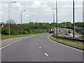 The A15 heading to the Humber Bridge