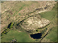 NS4159 : Walls Hill Fort from the air by Thomas Nugent