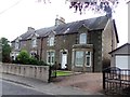 Semi-detached stone houses in Errol Station