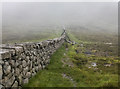 J2927 : The Mourne Wall near Slieve Meelbeg by Rossographer