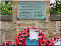 Greenmount Village Memorial World War II Plaque