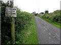 Warning Cattle Crossing sign, Carryglass