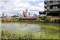 Former entrance to watercourse near Three Mills, London E15