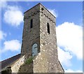 SN0313 : Minwear Church - door in tower by welshbabe