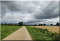 Entrance & footpath to Thorpe Parva Hall