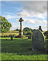 SK5042 : In Strelley churchyard by John Sutton