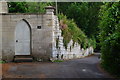 Gothic doorway in Church Lane, Widcombe