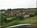 View from a Glasgow-Stirling train - High Bonnybridge