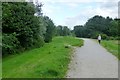 Flood bank in Colwick Country Park