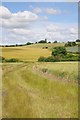 SP2741 : Farmland headland track by Philip Halling