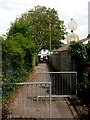 Ensbury Park: Furze Bank Lane nears Columbia Road