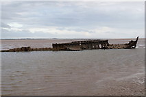 SD3120 : Wreck of the Endymion, Horse Bank, Southport by Mike Pennington