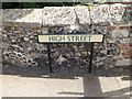 TL9979 : High Street sign by Geographer