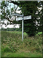TL9680 : Roadsign on the C636 Nethergate Street by Geographer