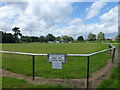 Railings around Pewsey football ground