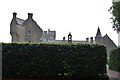 Ballindalloch Castle and Gardens: The castle during a torrential downpour